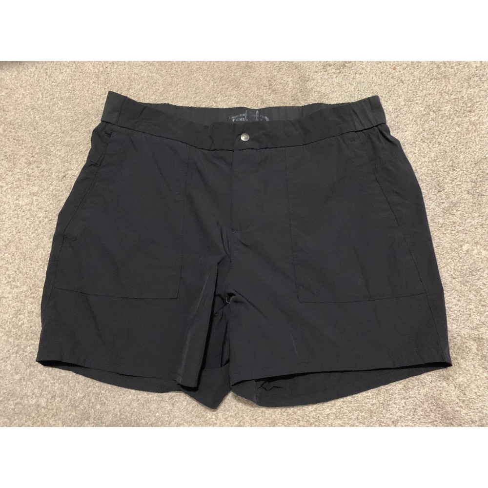 Reel Life Womens Black Outdoor Performance Hiking Fishing Shorts Size XXL